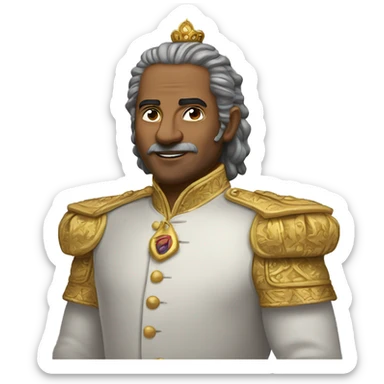 The king of satya sticker