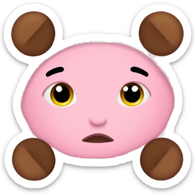 cute pink blanket sticker