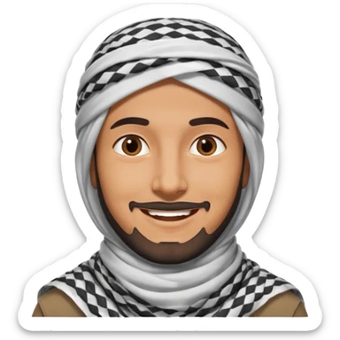arabian man sticker