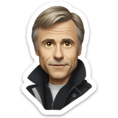 Christoph waltz sticker