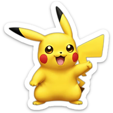 pikachu thumbs up sticker