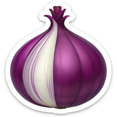 red onion sticker