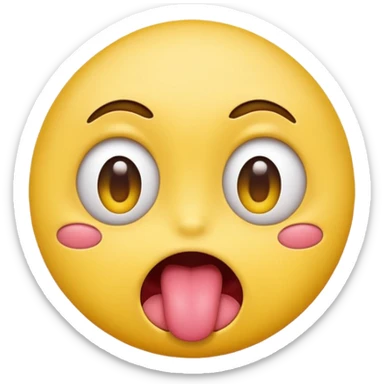 Youtube lil emoji like this 🤪  sticker