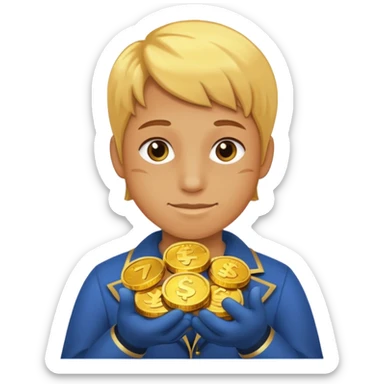 🤑 doing six seven sticker