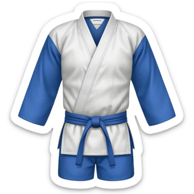 martial arts clothe sticker