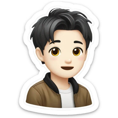 cute wang yibo sticker sticker