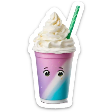 unicorn frappuccino sticker