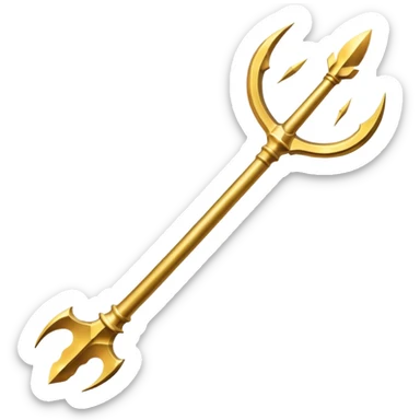 poseidon's trident sticker
