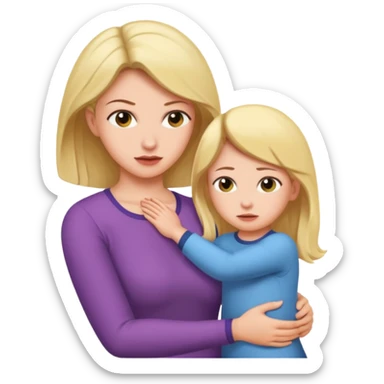 Mom spanking daughter sticker