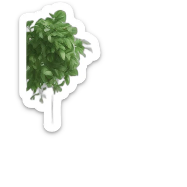 aesthetic greenery minimalist clean workspace sticker