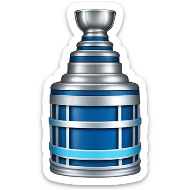 Light blue, dark blue Stanley cup￼ sticker