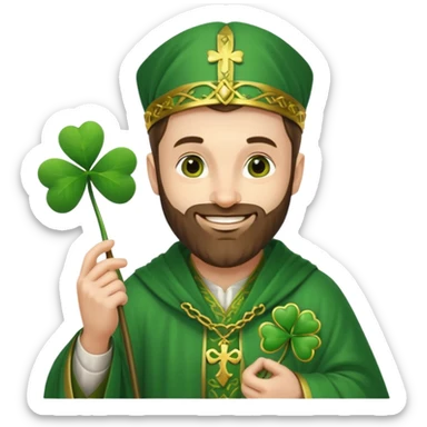 saint patrick sticker