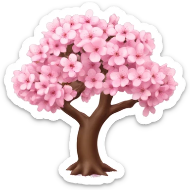 cherry blossom tree sticker