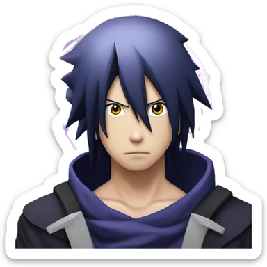 Sasuke Uchiha with Rinnegan sticker
