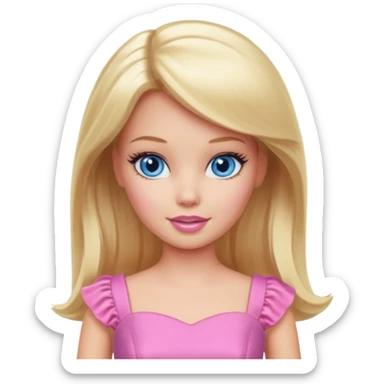 barbie girl sticker