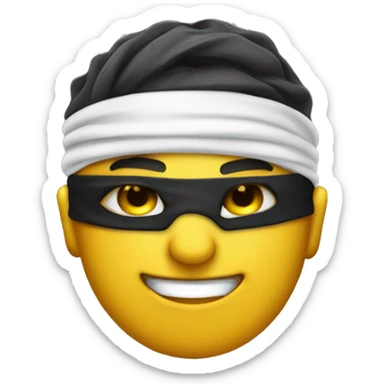 Smirk with Blindfold sticker