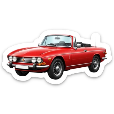 Triumph stag sticker