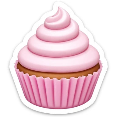 pink piping bag and white frost sticker