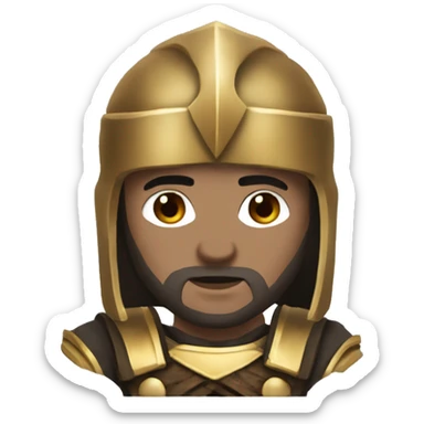 spartan warrior male rpg sticker