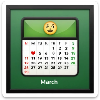 mes de marzo sticker