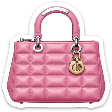 Pink dior purse sticker