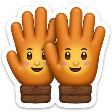 Fuzzy Gloves sticker