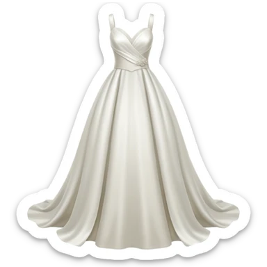 Robe mariage sticker