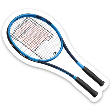 Head Pro Tour tennis racket, simple, blue and black color scheme, no text sticker