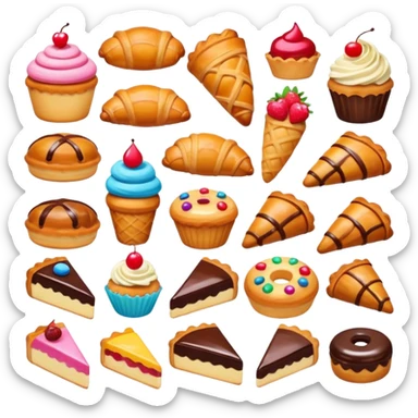Stickers pastelería sticker