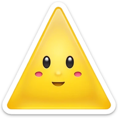 45 inside triangle sticker