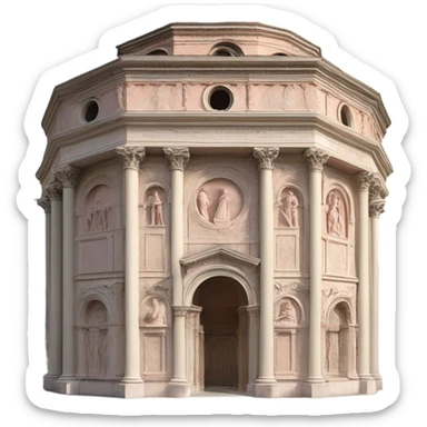 battistero di parma sticker