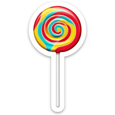 Realistic 1990’s chupa chups lollipop sticker