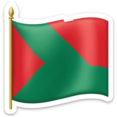 hear mith orrocan flag sticker