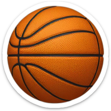 Basquet ball sticker