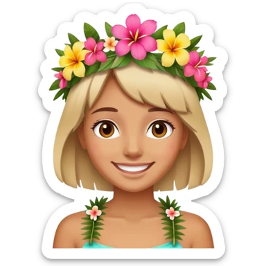 coconut girl vibes  sticker