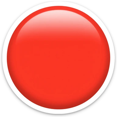 Only Red colour image sticker
