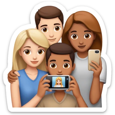 camera album friends  sticker