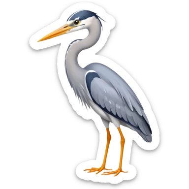 Grey Heron sticker
