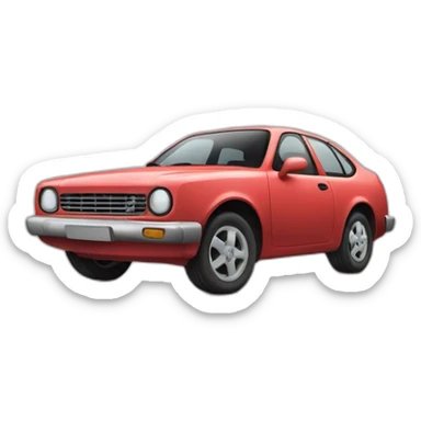 Voiture avec des gants  sticker