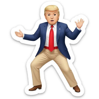 Donald Trump dance sticker