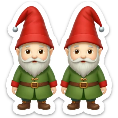 two gnomes sticker