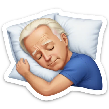 cUTE Joe Biden sleeping sticker