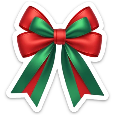 Christmas bows sticker
