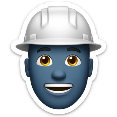 trabajador riendo sticker