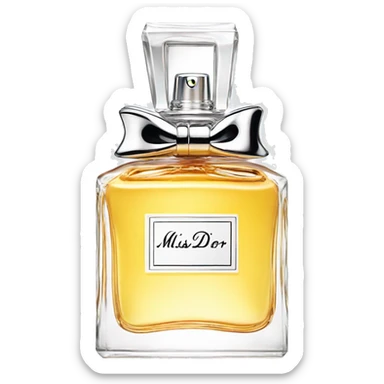Miss dior perfume sticker