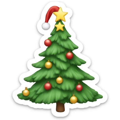Christmas Tir sticker