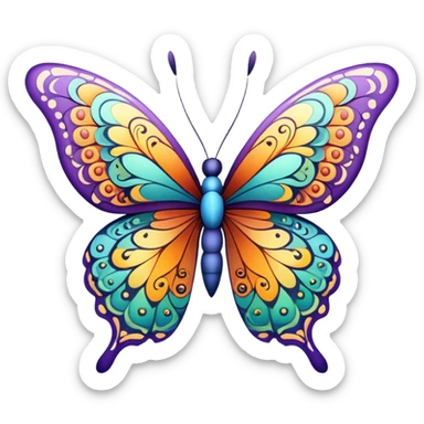 Butterfly  sticker