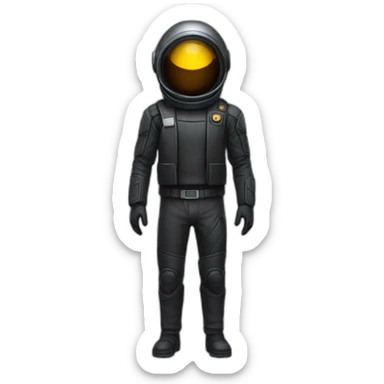 futuristic Anti-Matter dark pants sticker