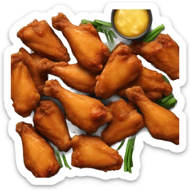 Chicken wings meal sticker
