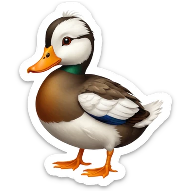 Dutch Hookbill Duck sticker